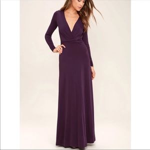 Lulus Long Sleeve Maxi Dress